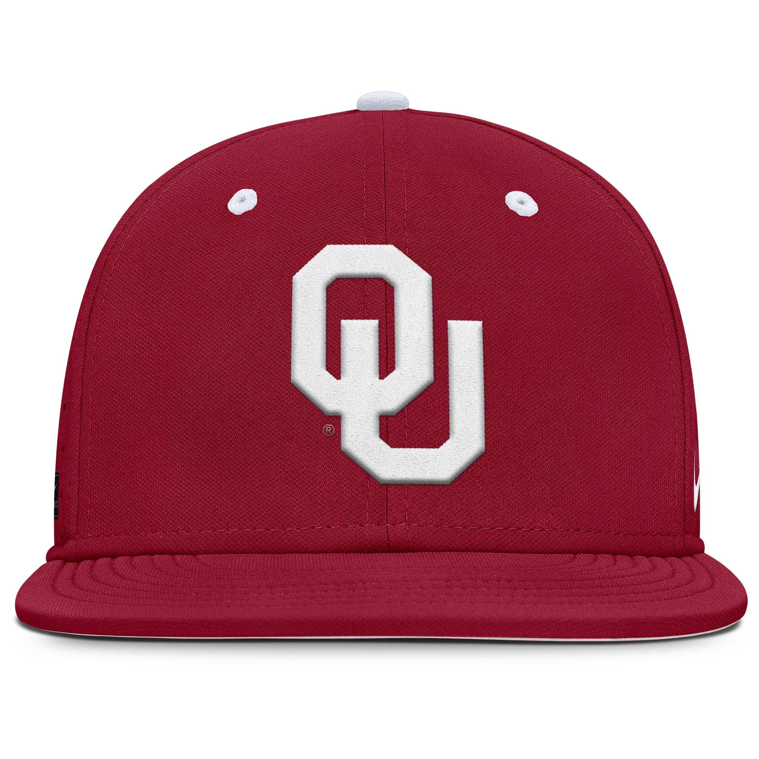 Oklahoma Sooners Dugout True Menâs Nike Men's Dri-FIT College Fitted Hat Product Image