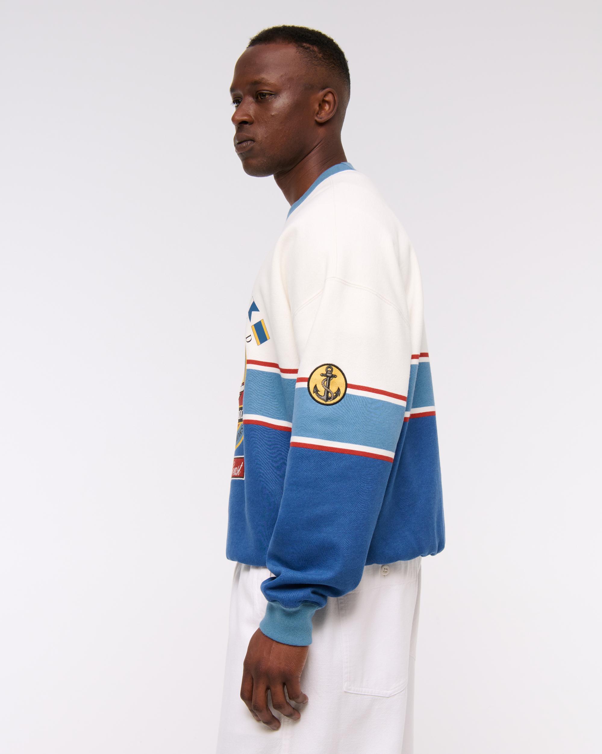 Nautical Graphic Crew Sweatshirt Product Image