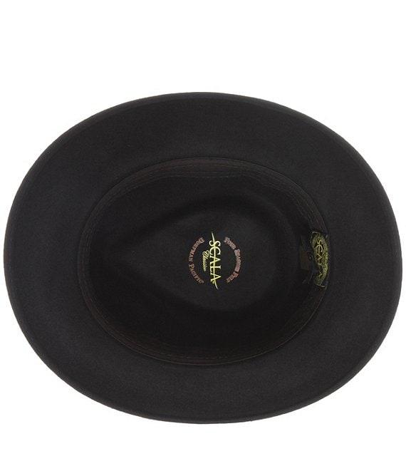 Dorfman Milano Scala Wool Felt Fedora 2 3/8#double; Brim Hat Product Image