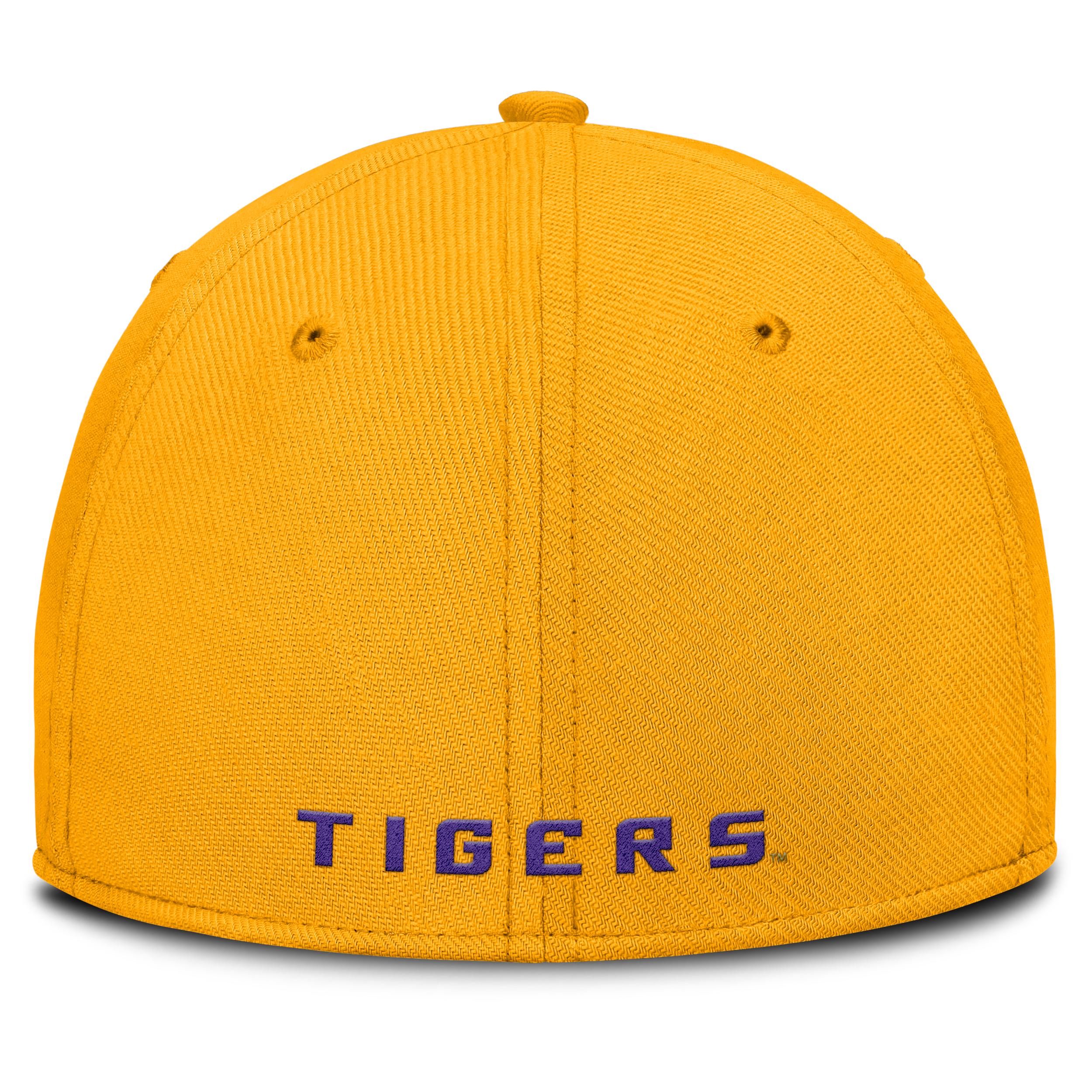 LSU On-Field Rise Swoosh Nike Men's Dri-FIT College Hat Product Image