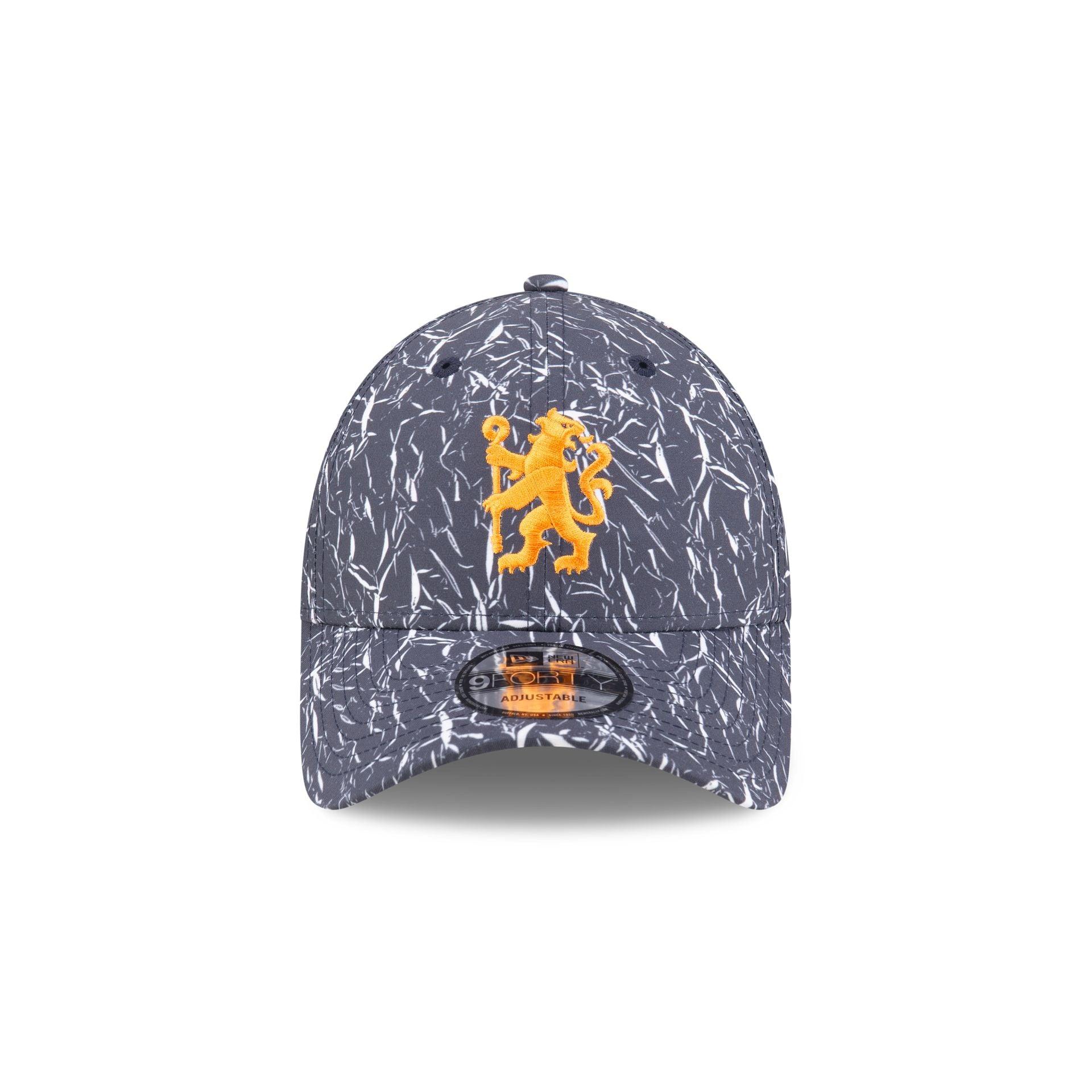 Chelsea FC Lion Crest Crinkle All Over Print 9FORTY Adjustable Hat Male Product Image