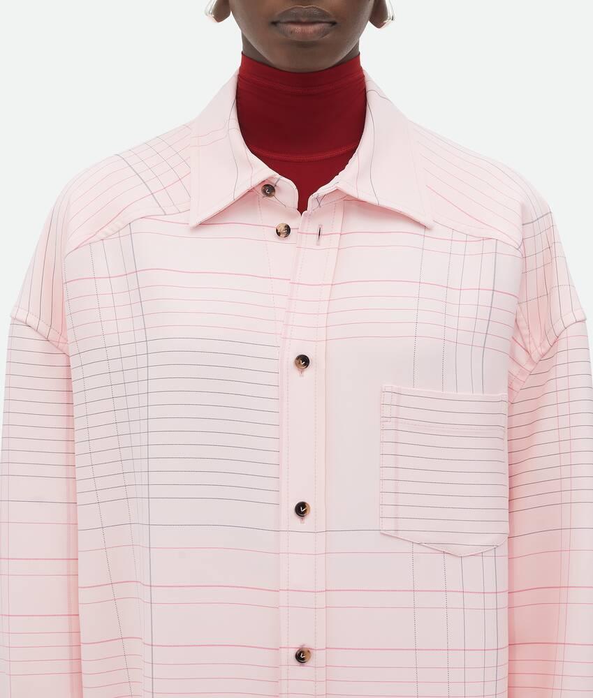 Women's Notebook Viscose Shirt in Pink/blue Product Image