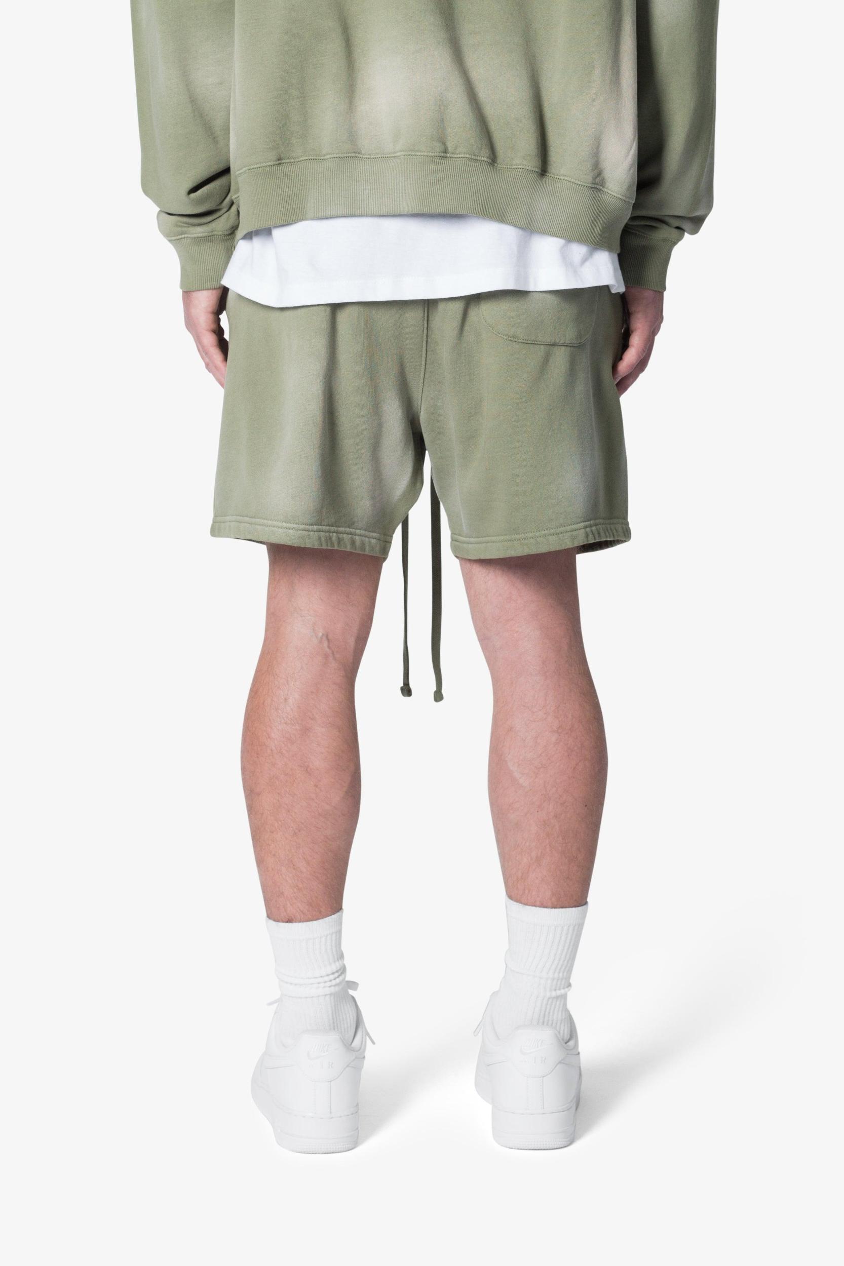 Faded Every Day Sweatshorts - Washed Olive Product Image