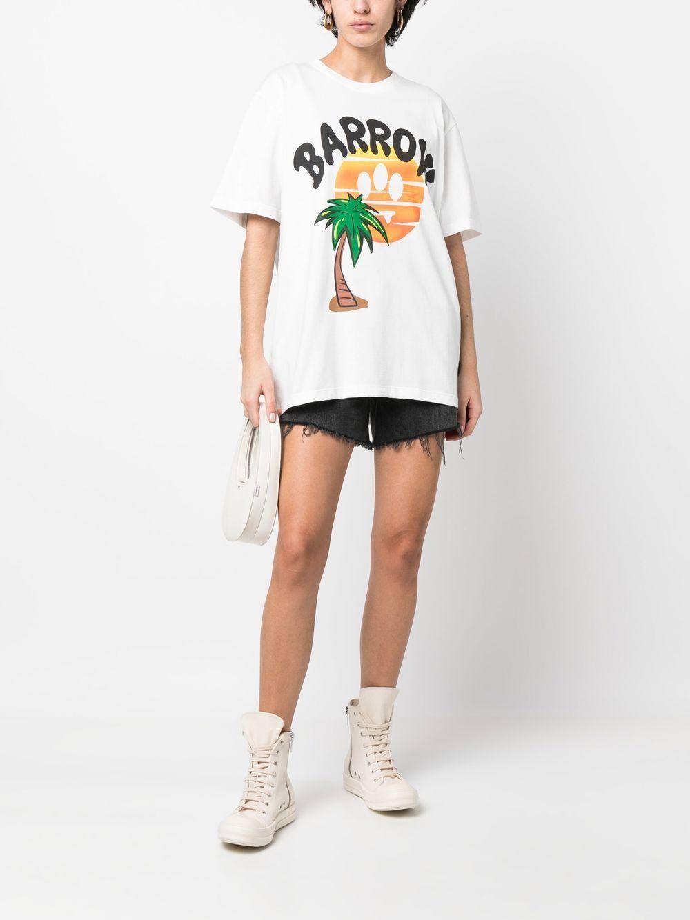 logo-print cotton T-shirt Product Image