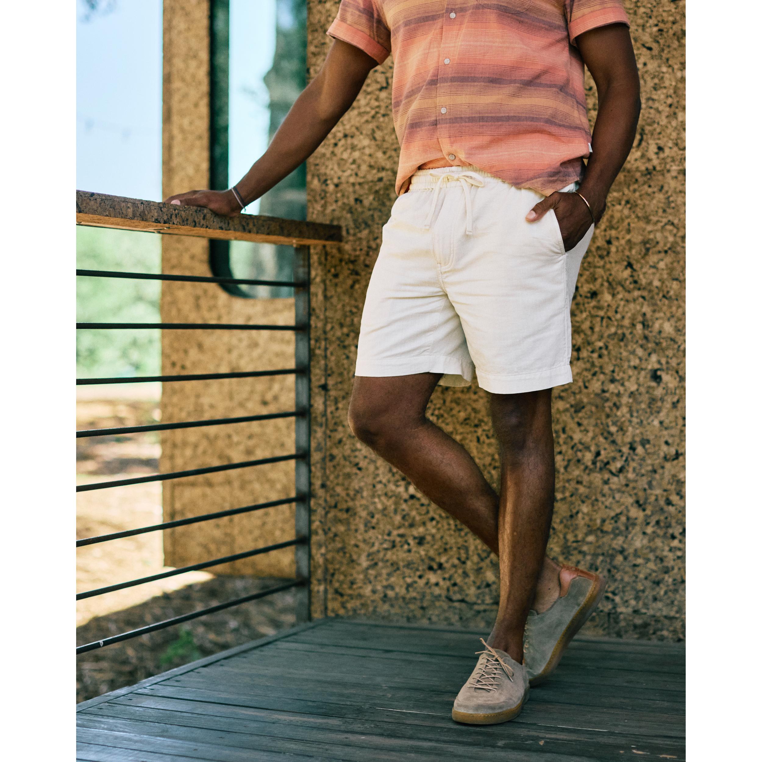 Cotton Linen Drawstring Short - 7" Product Image