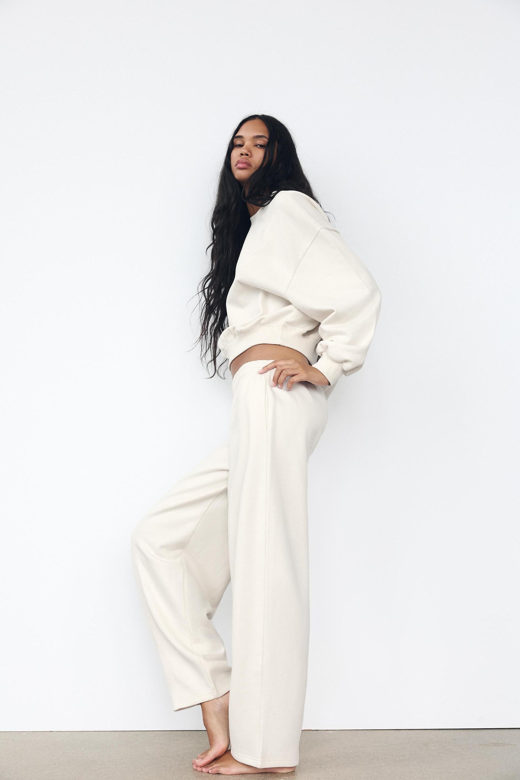 TAPERED PLUSH PANTS Product Image