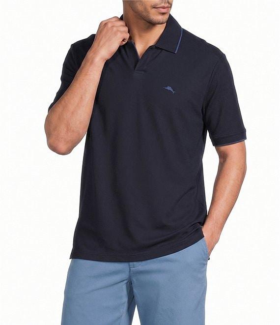 Tommy Bahama Big & Tall Emfielder Johnny Collar Short Sleeve Polo Shirt Product Image