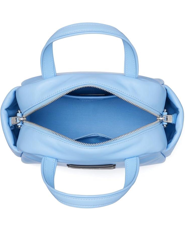 Deco Pebbled Leather Satchel Product Image