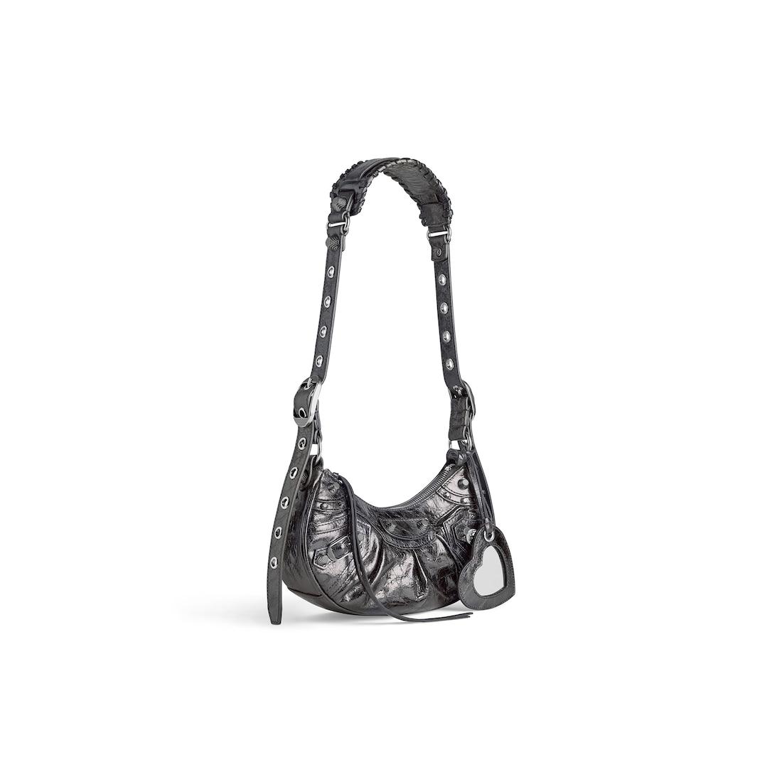 Women's Le Cagole Shoulder Bag Xs in Dark Grey Product Image