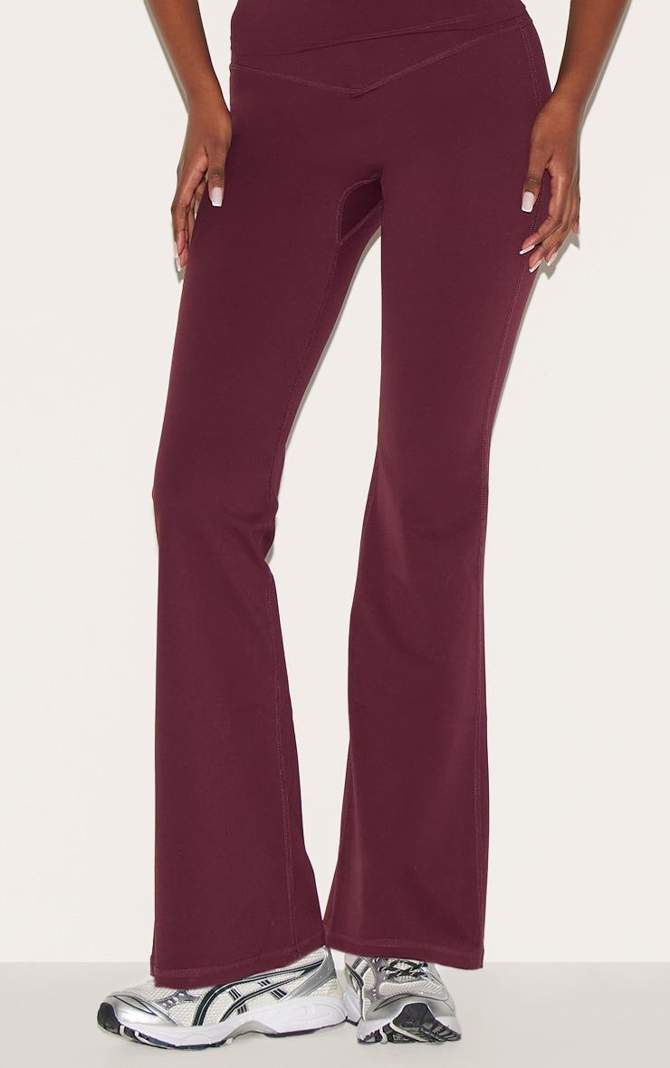 Deep Burgundy Ultimate Sculpt Strappy Gym Vest Product Image