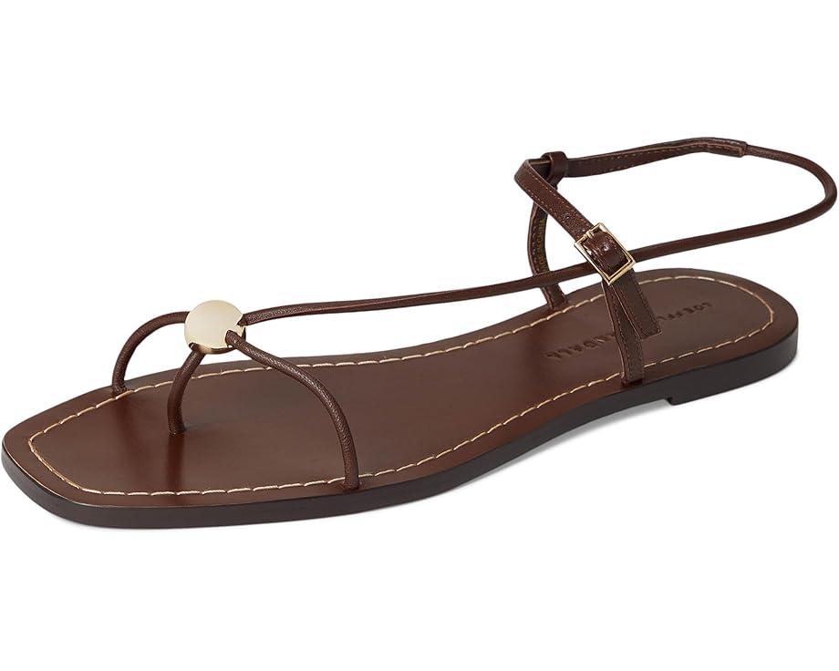 Hadley Leather Bow Flat Sandal Product Image