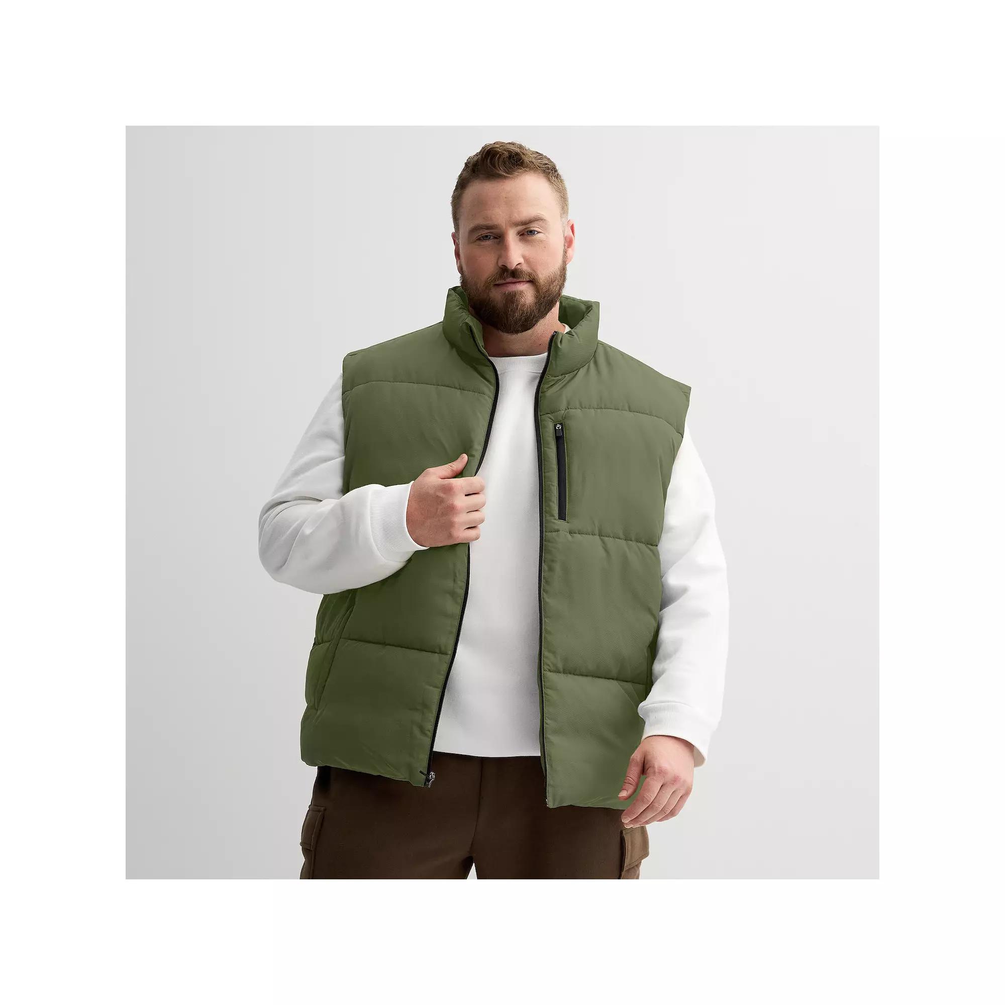 Big & Tall Tek Gear® Insulated Puffer Vest, Men's,  Product Image