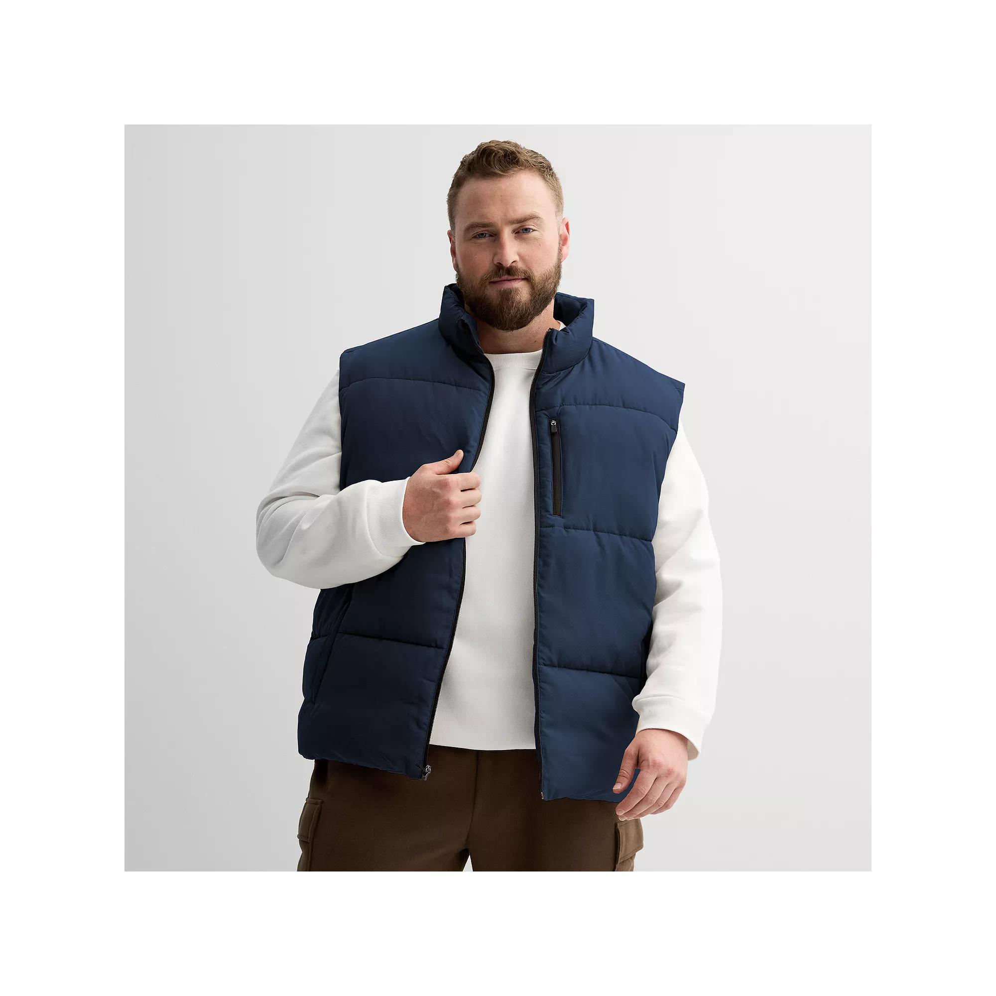 Big & Tall Tek Gear® Insulated Puffer Vest, Men's,  Product Image