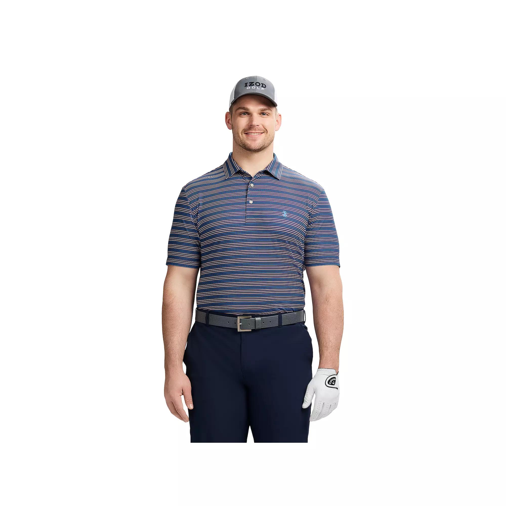 Big & Tall IZOD Swingflex Elite Golf Short Sleeve Polo Shirt, Men's,  Product Image