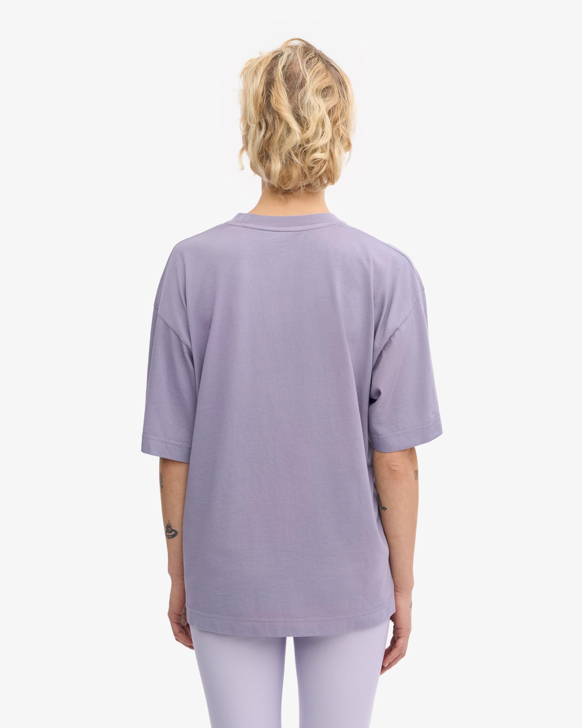 Oversized Organic T-Shirt - Purple Jade Product Image