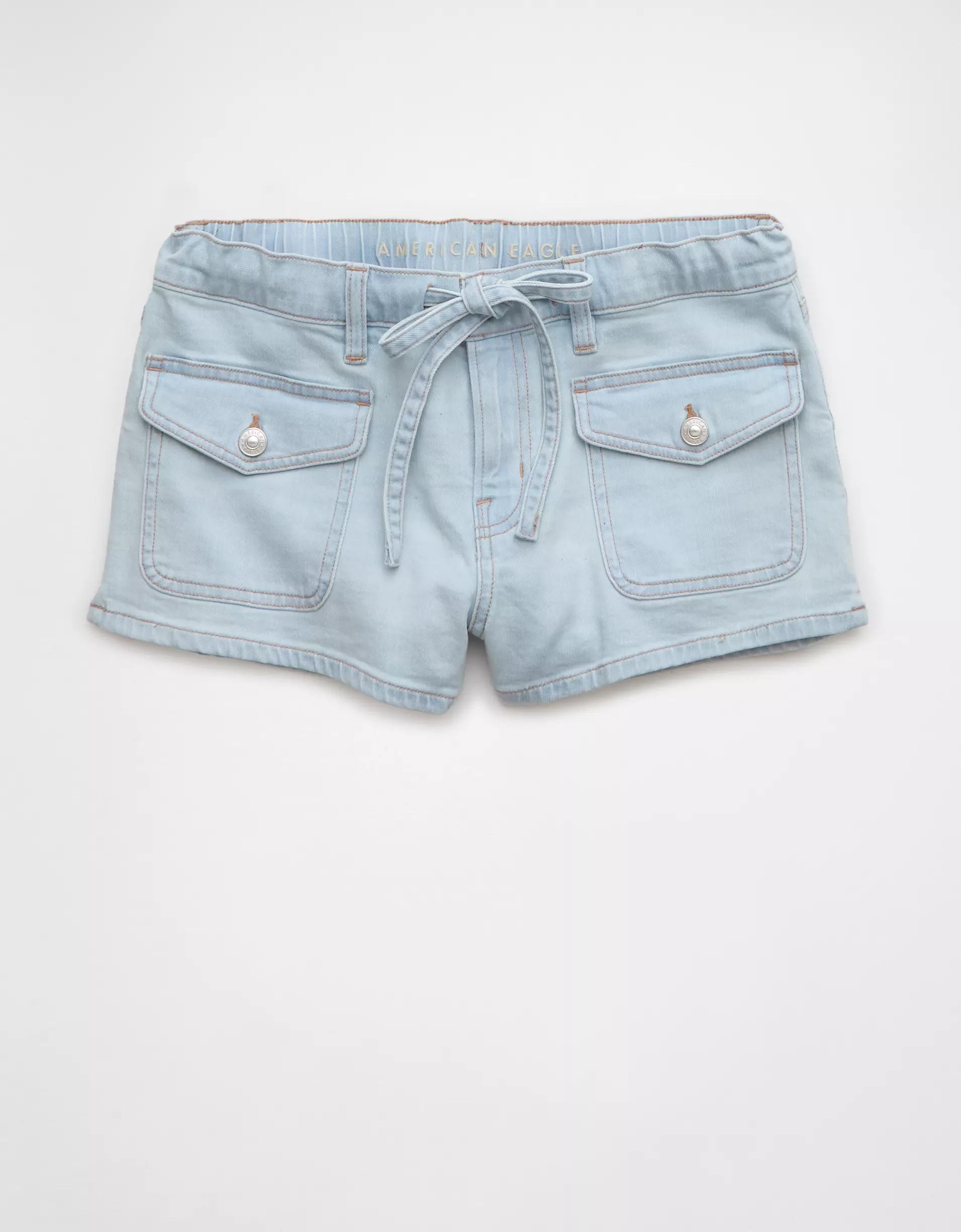 AE Dreamy Drape Stretch Denim Easy Shortie Product Image