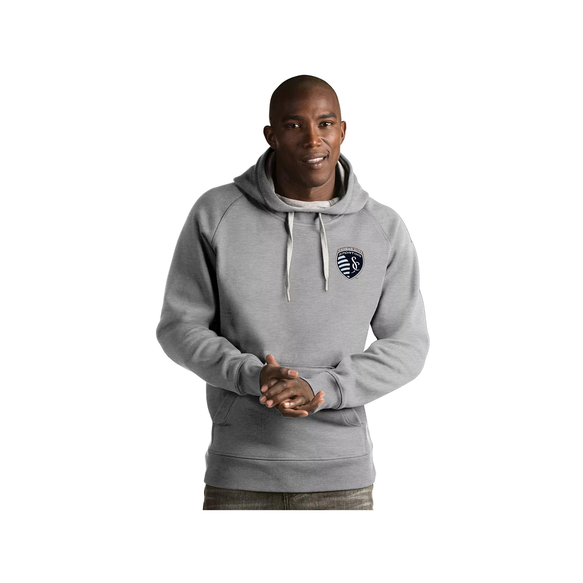 Men's Antigua New York Red Bulls Victory Pullover Hoodie,  Product Image