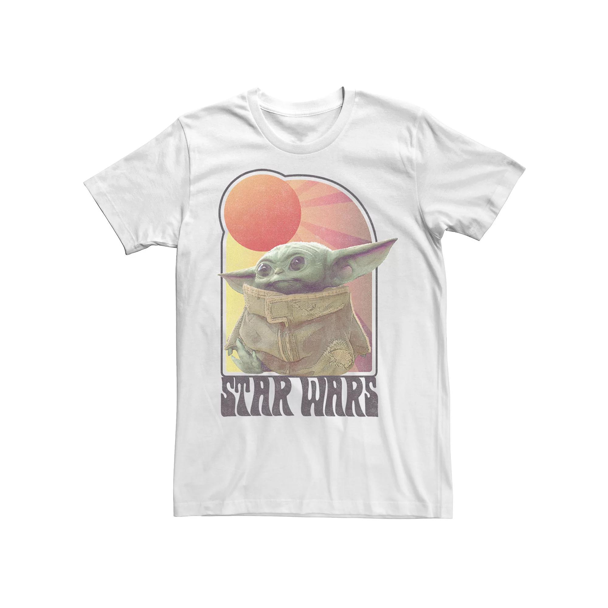 Men's Star Wars The Mandalorian Child Vintage Logo Tee,  Product Image