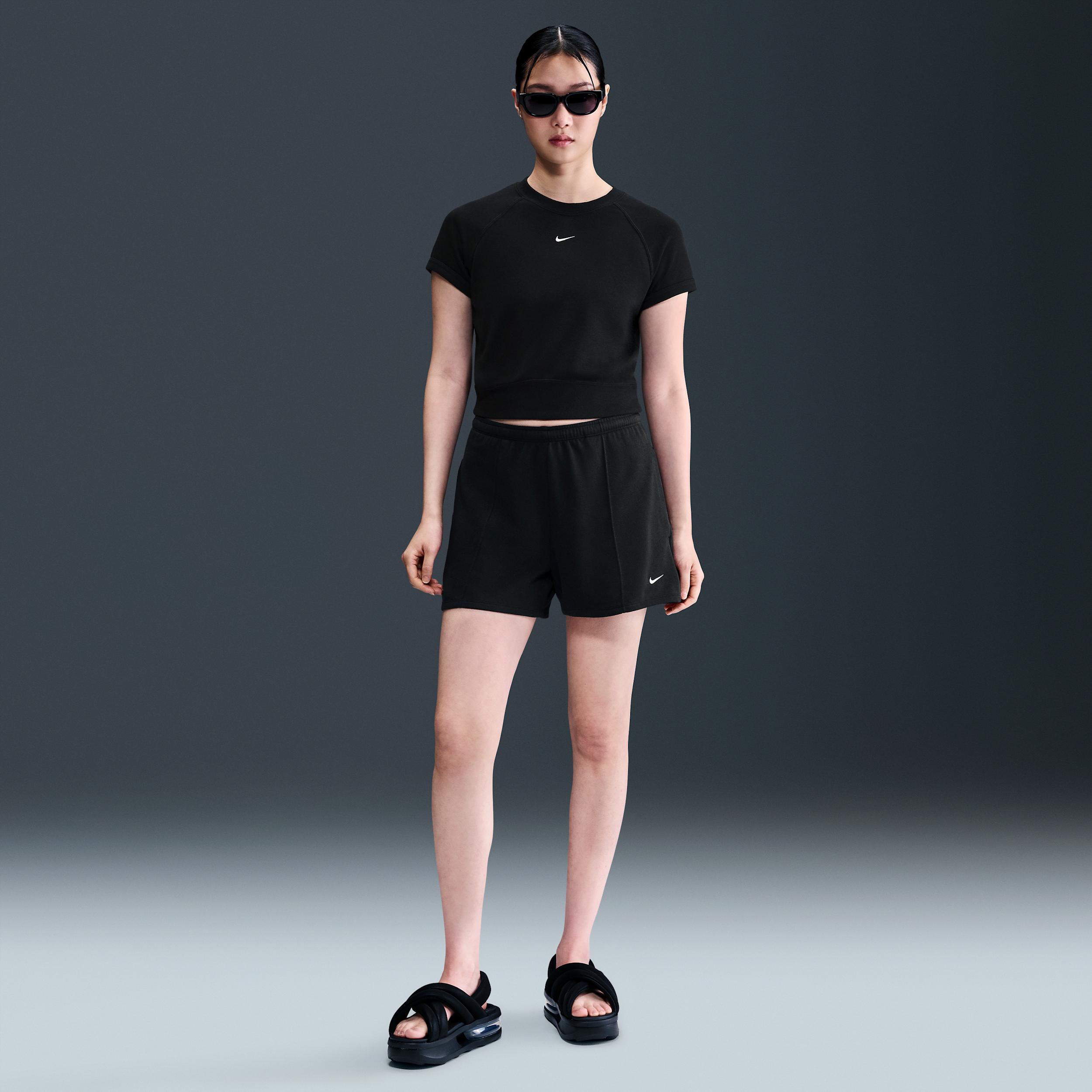 Women's Nike Sportswear Chill Terry Short-Sleeve French Terry Top Product Image