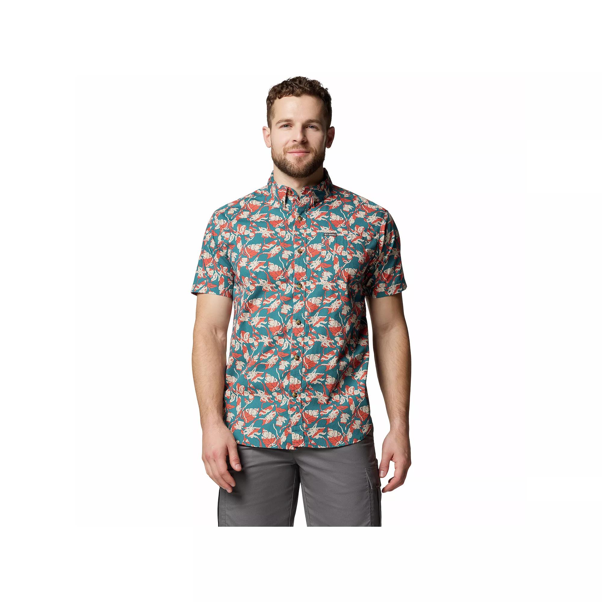 Men's Columbia Rapid Rivers™ Printed Button-Down Shirt,  Product Image