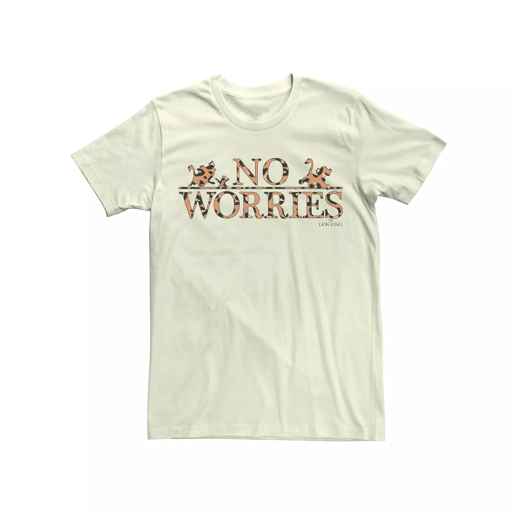 Disney's The Lion King Men's No Worries Leopard Fill Tee,  Product Image