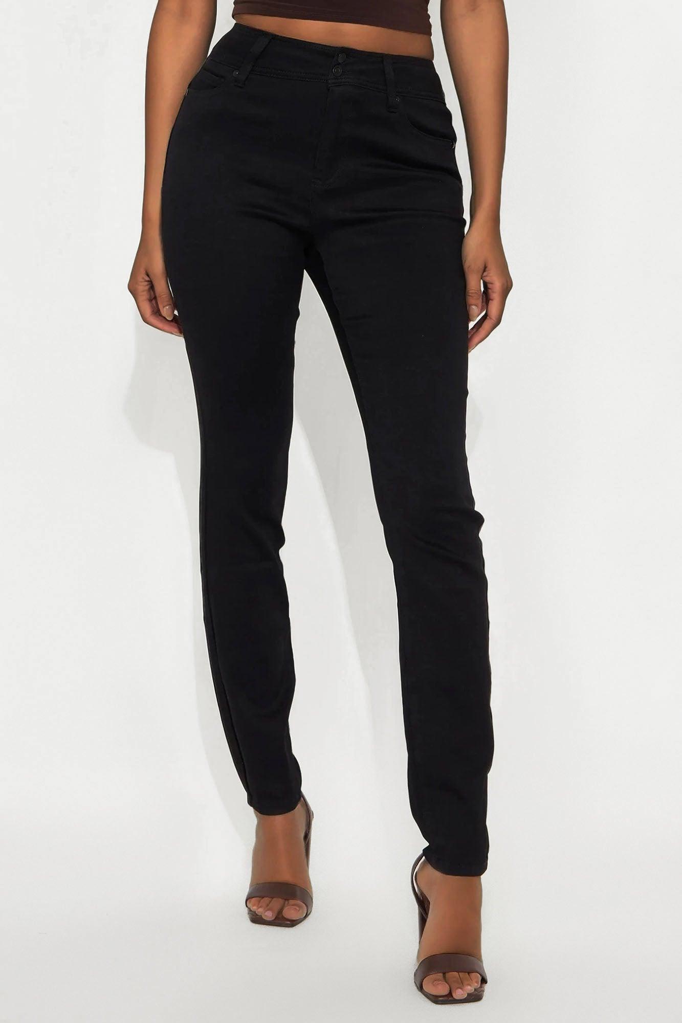 Tall Snatch Me Tight Booty Lifter Skinny Jeans - Black Female Product Image