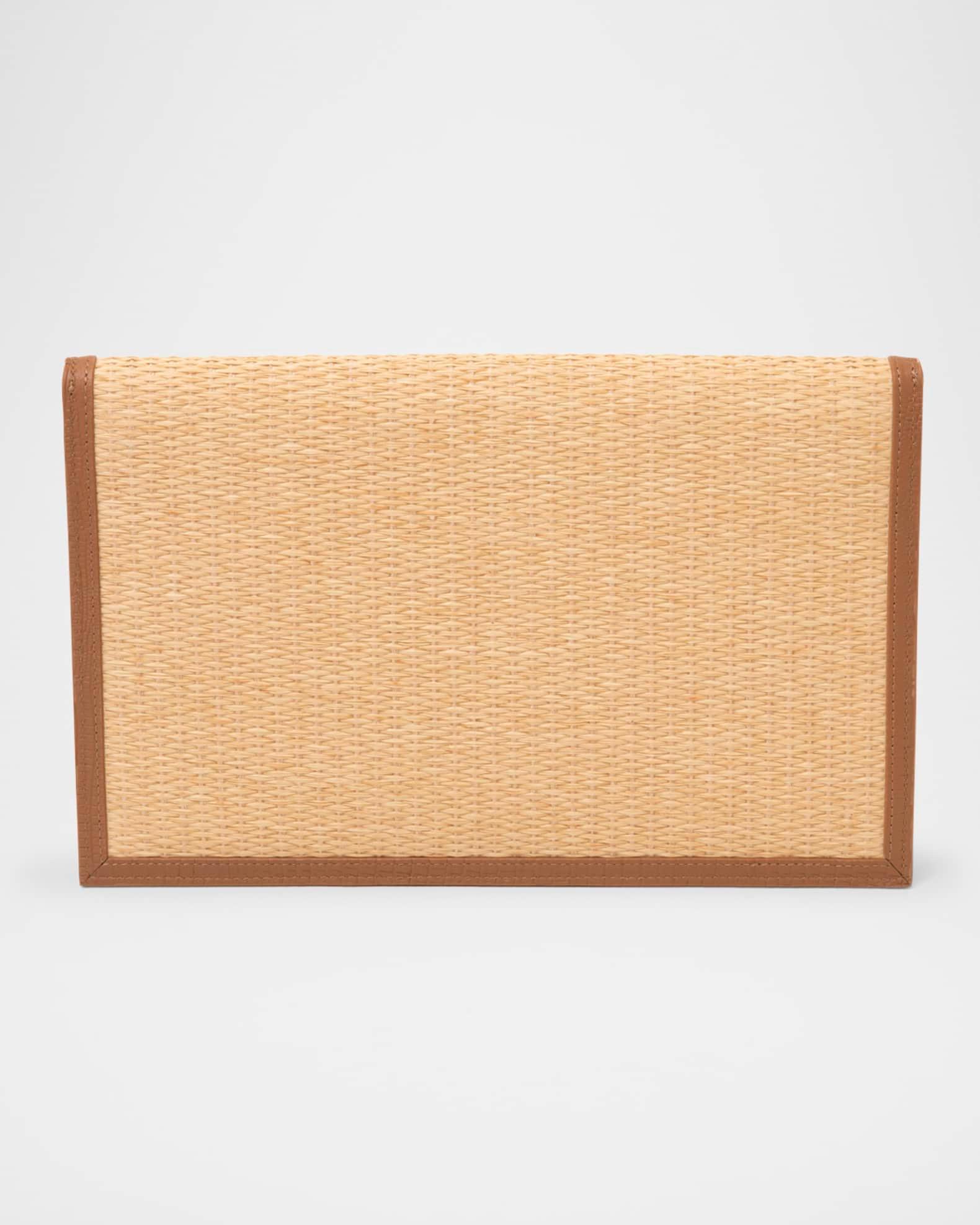 Brick Envelope Woven Clutch Bag Product Image