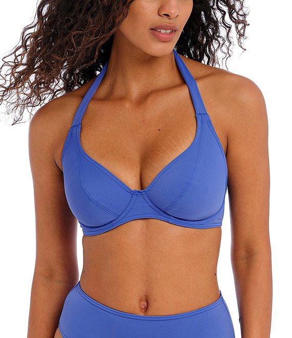 Freya Jewel Cove Solid High Waist Bikini Swim Bottom Product Image