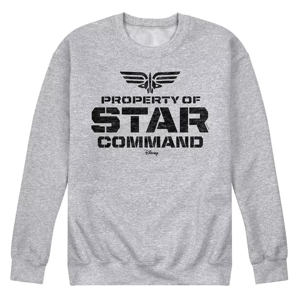 Disney / Pixar's Lightyear Men's Star Command Fleece Sweatshirt,  Product Image