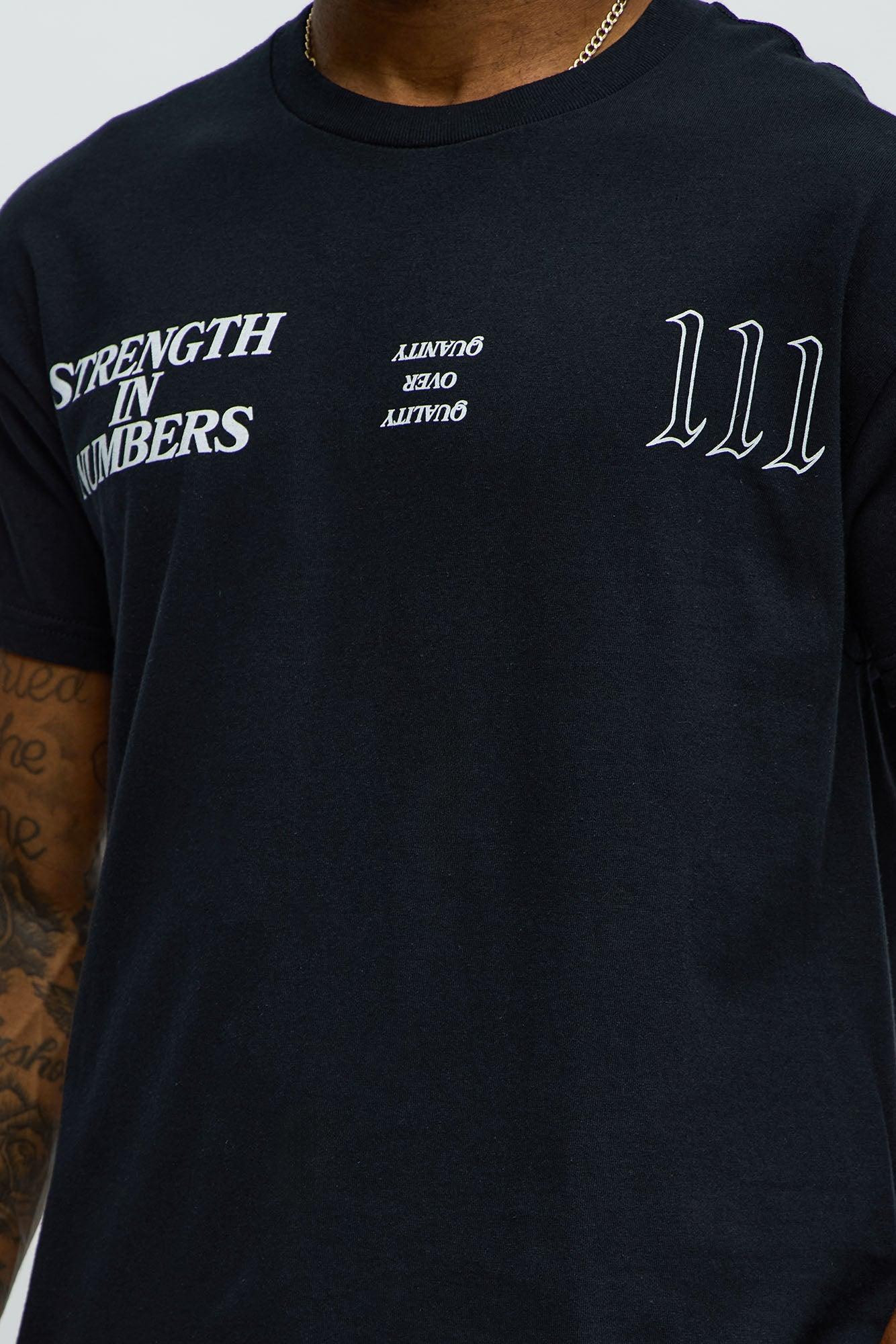 Strength In Numbers Short Sleeve Tee - Black Male Product Image