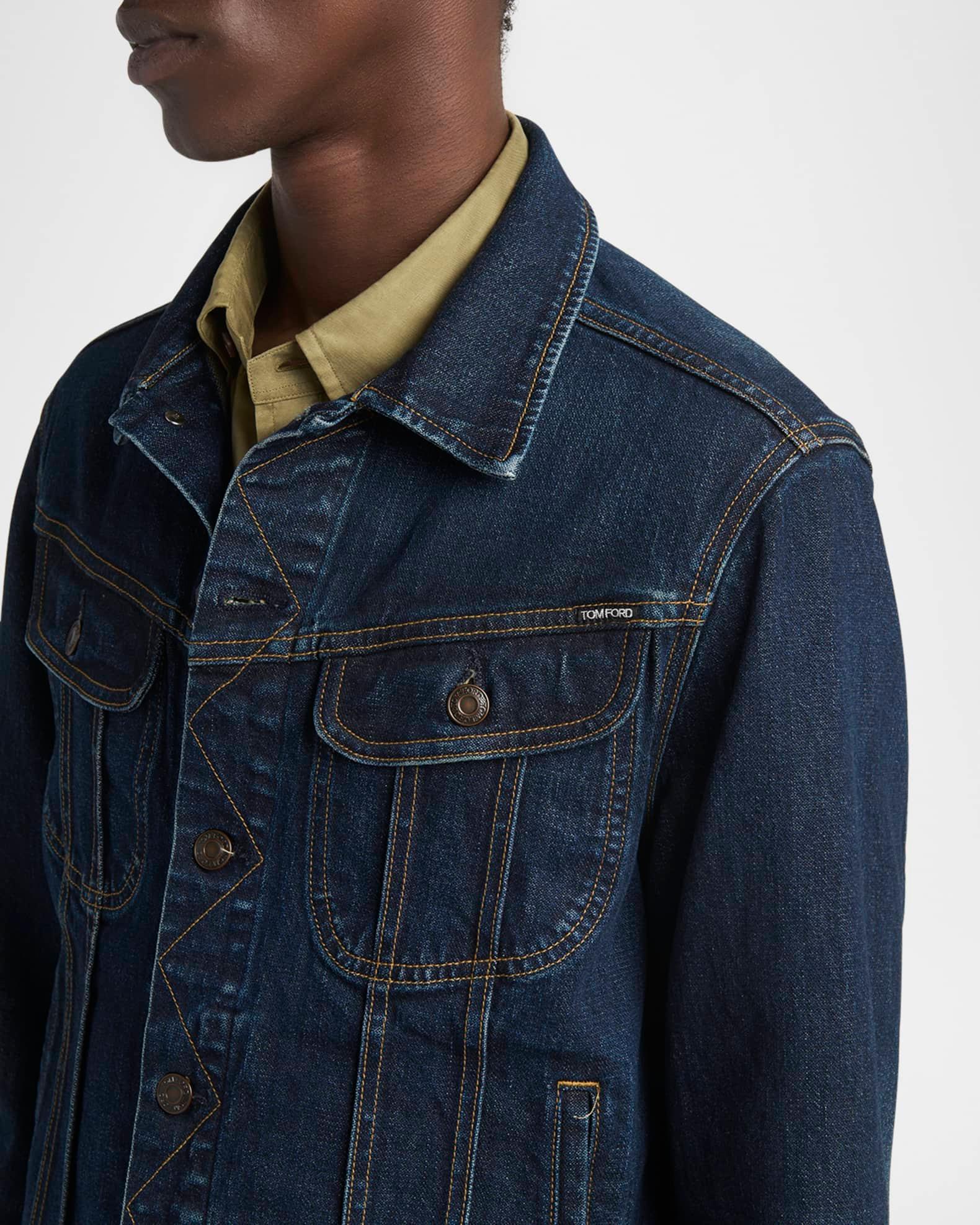 Men's Broken Twill Icon Denim Jacket Product Image