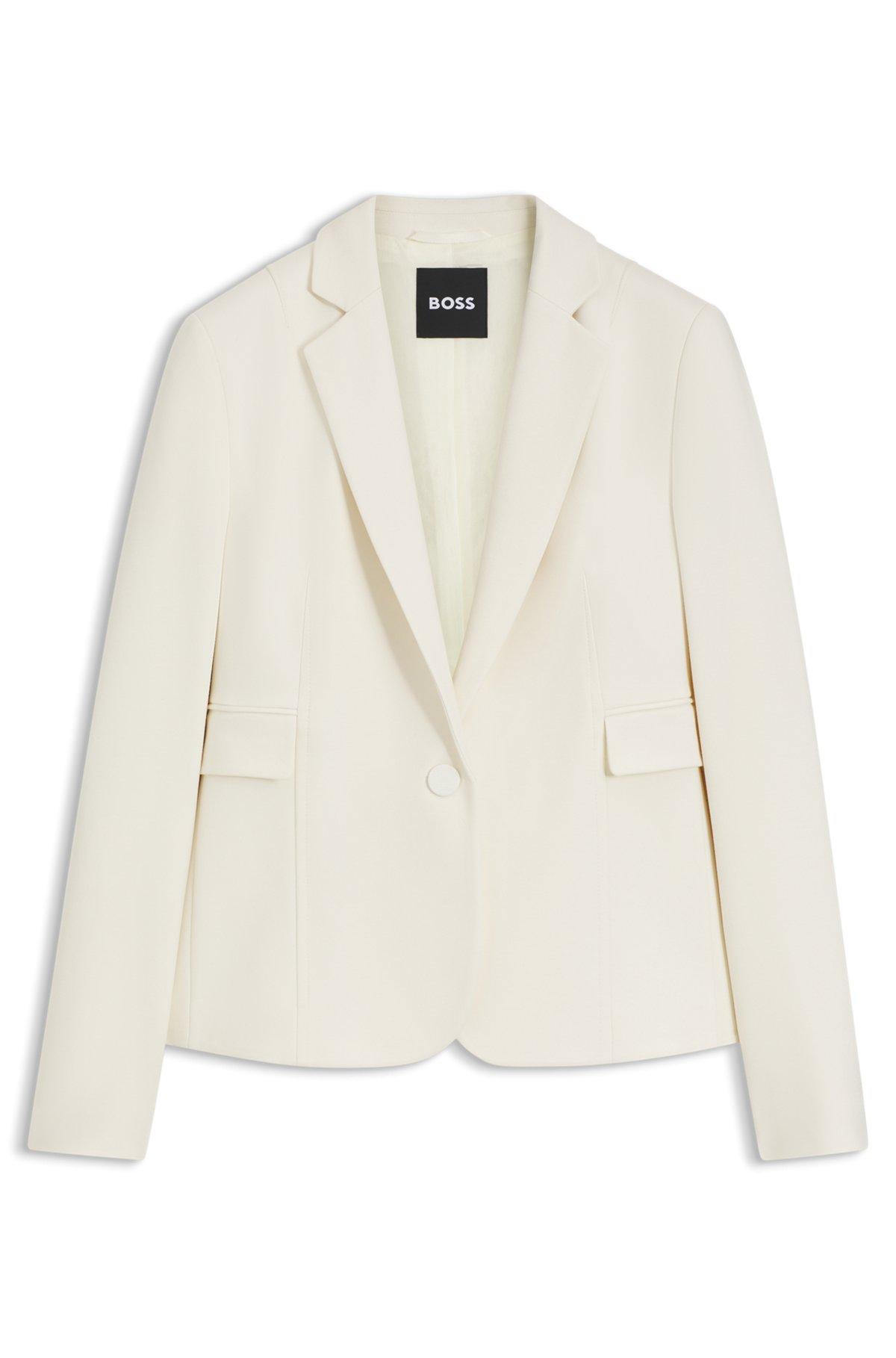 Slim-fit blazer with angled darts Product Image