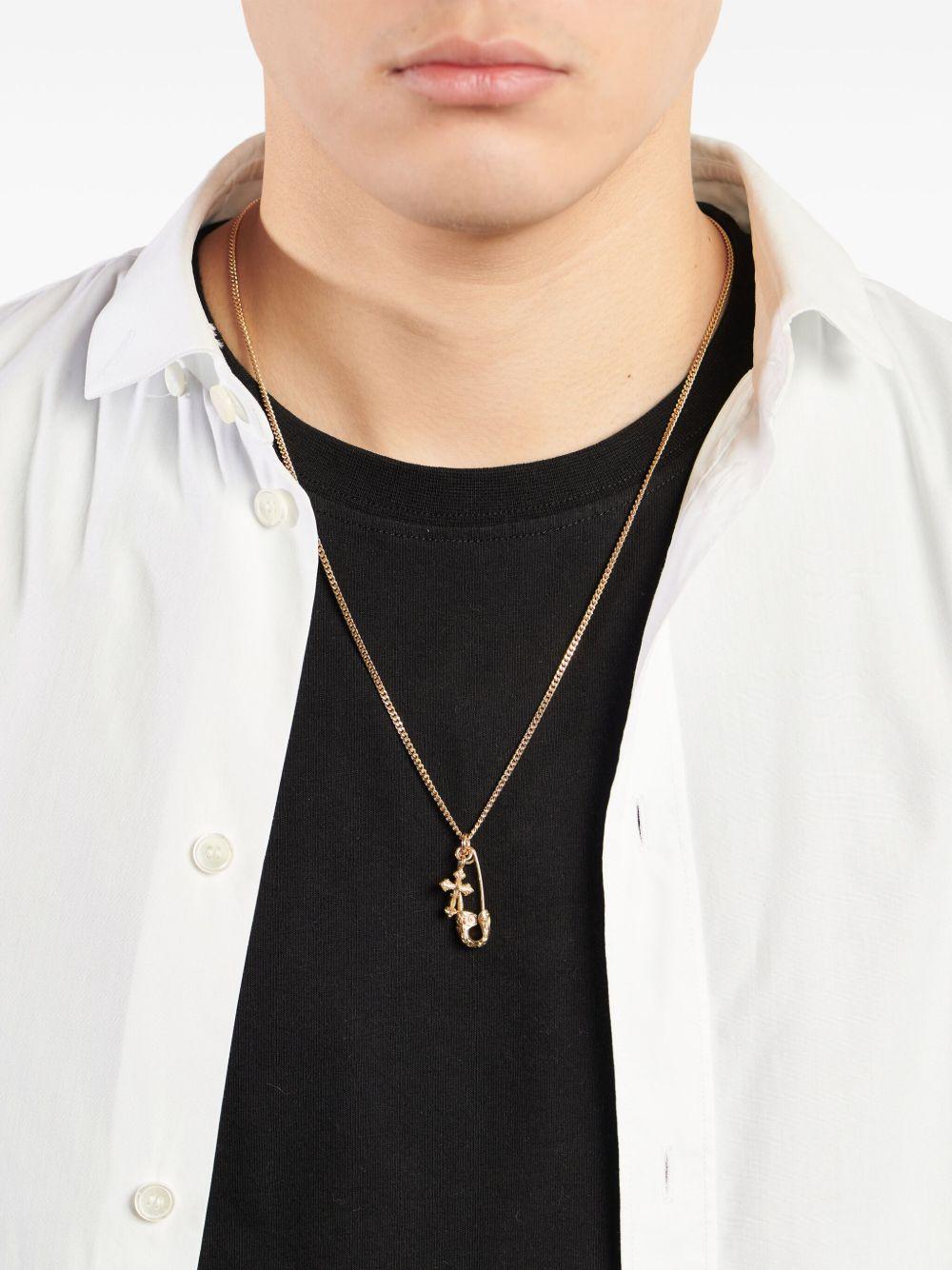 gold-plated silver pendant necklace Product Image