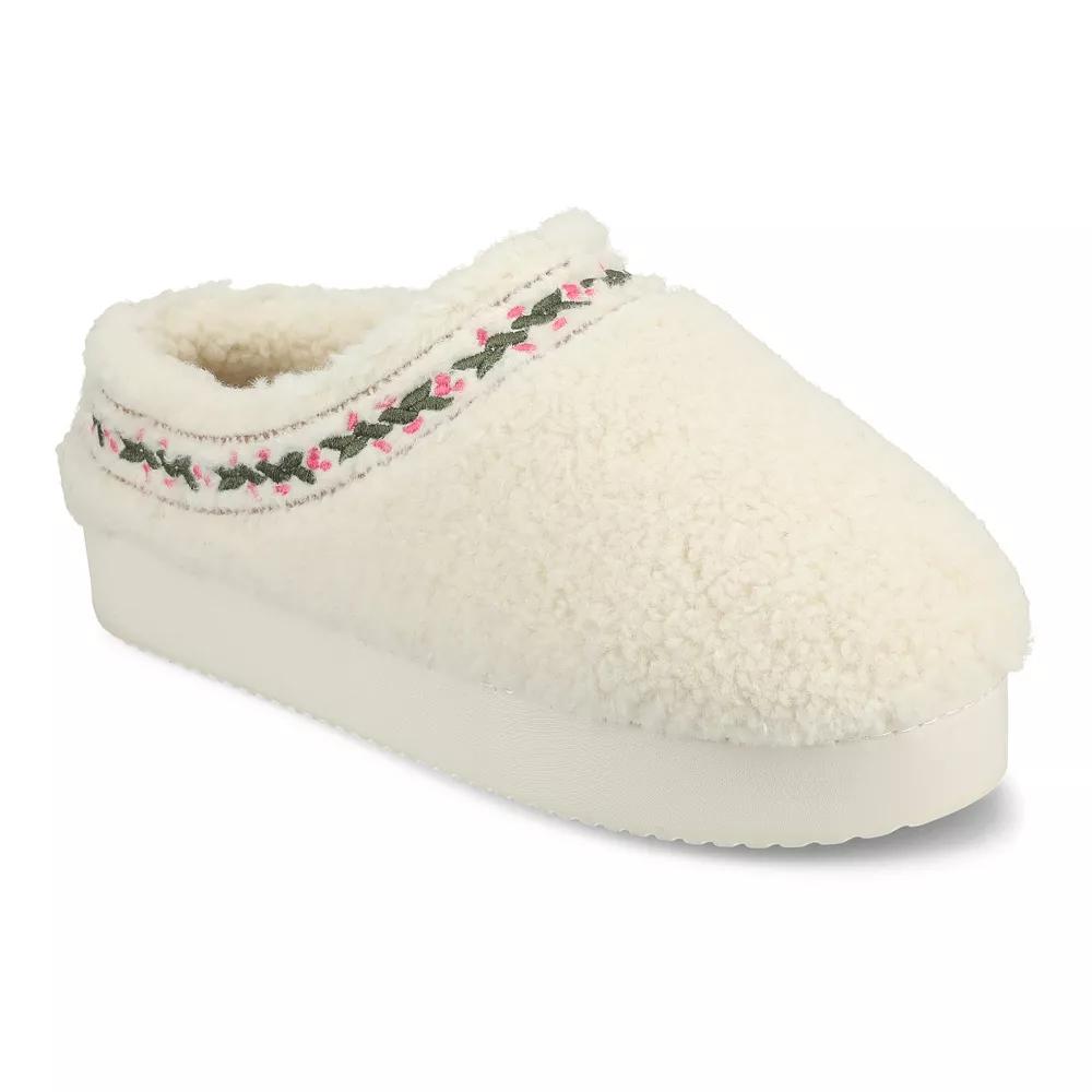 Journee Pallmer Women's Cushioned Clog Sippers,  Product Image