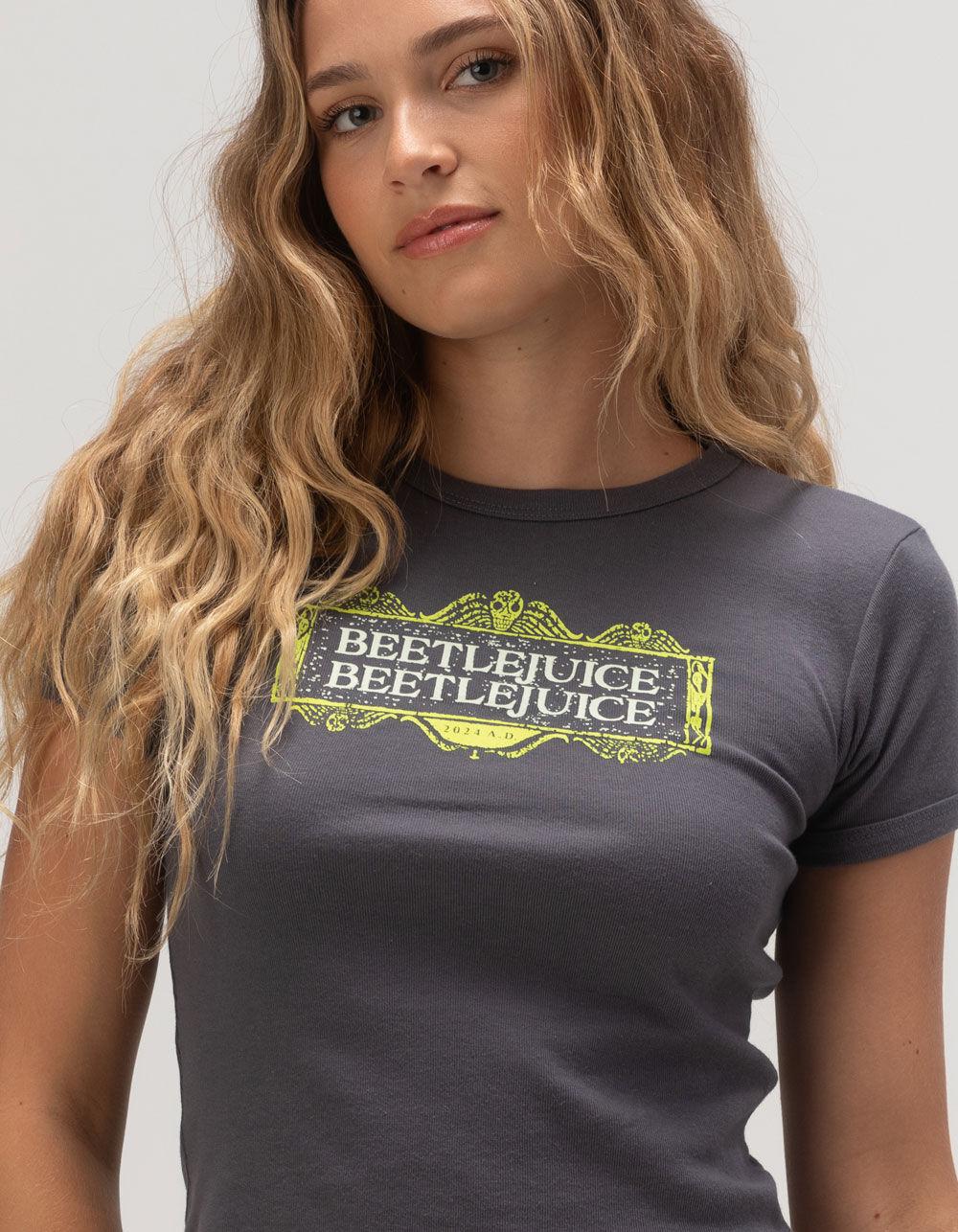 BEETLEJUICE Womens Baby Tee - BLACK Product Image