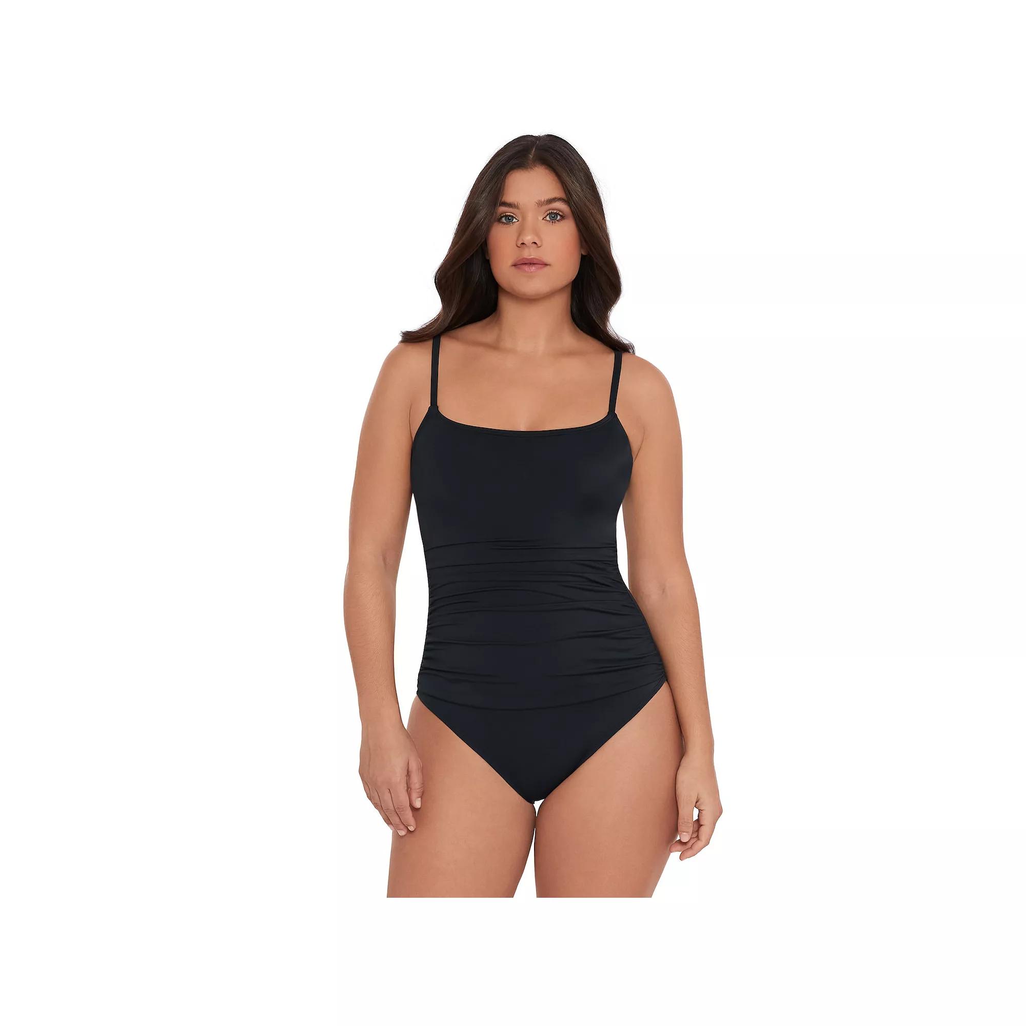 Women’s S3 Swim Smoothing Classic Shirred Front One-Piece Swimsuit, Women's,  Product Image