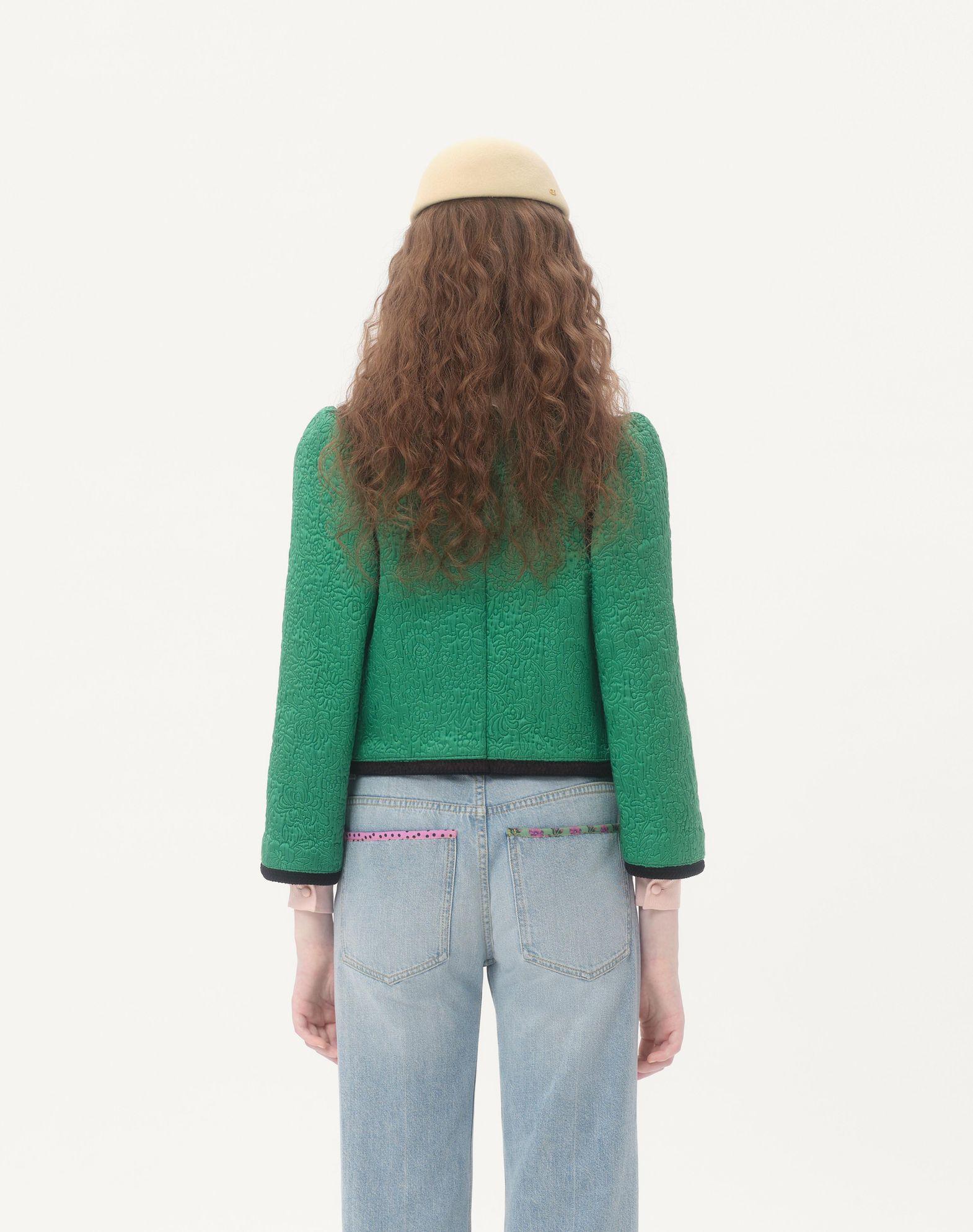 Apres L'Hiver Floral Matelassé Jacket Product Image