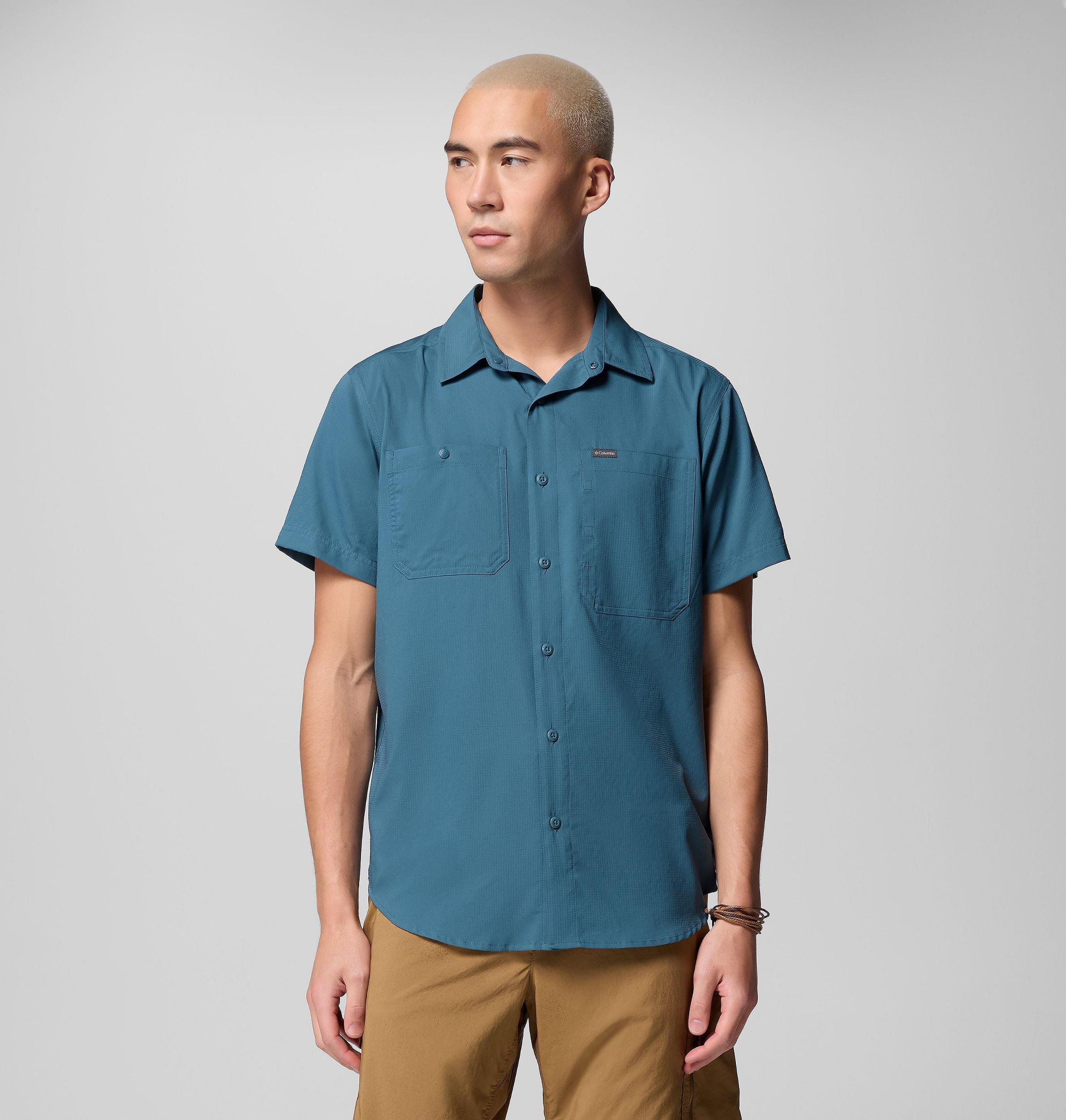 Columbia Mens Silver Ridge Utility Lite Short Sleeve Shirt- Product Image