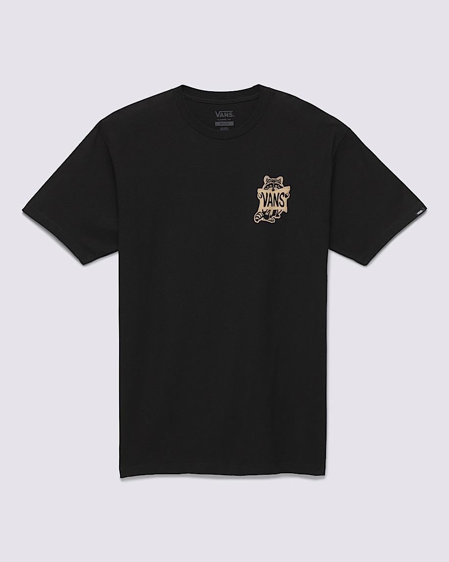 Raccoon Sign T-Shirt in Black| Vans US Product Image