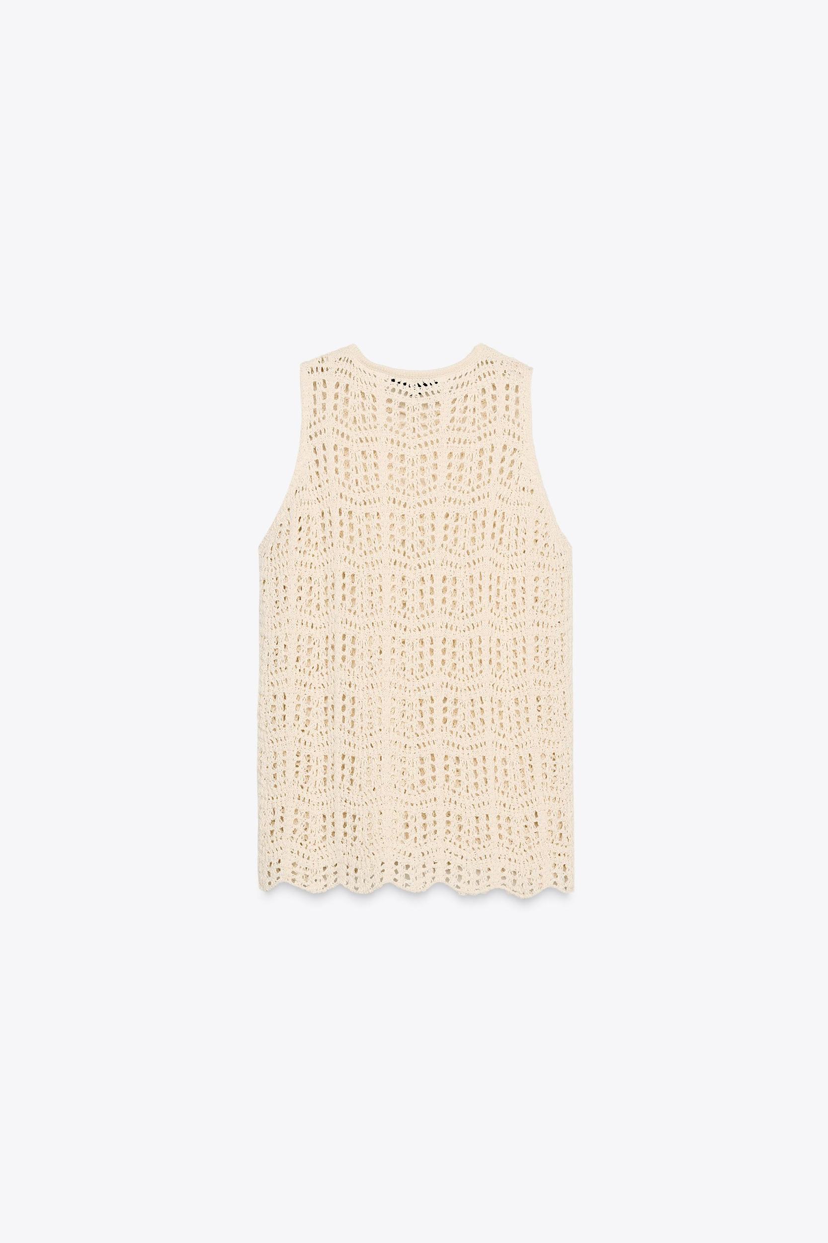 POINTELLE KNIT TOP Product Image