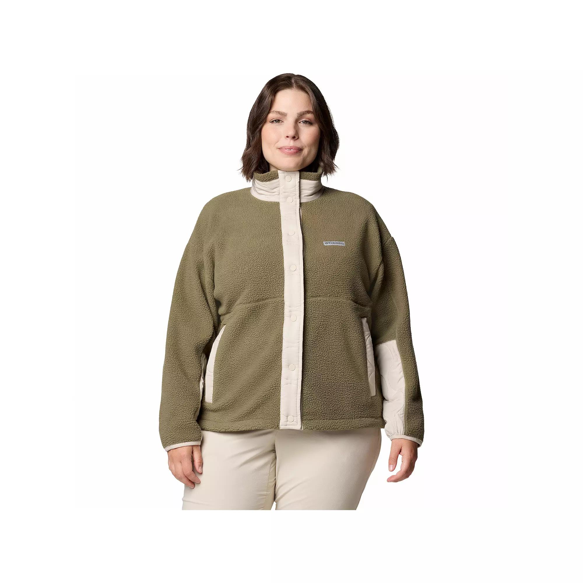 Columbia Womens Cloud Point Snap Fleece Jacket - Plus Size- Product Image