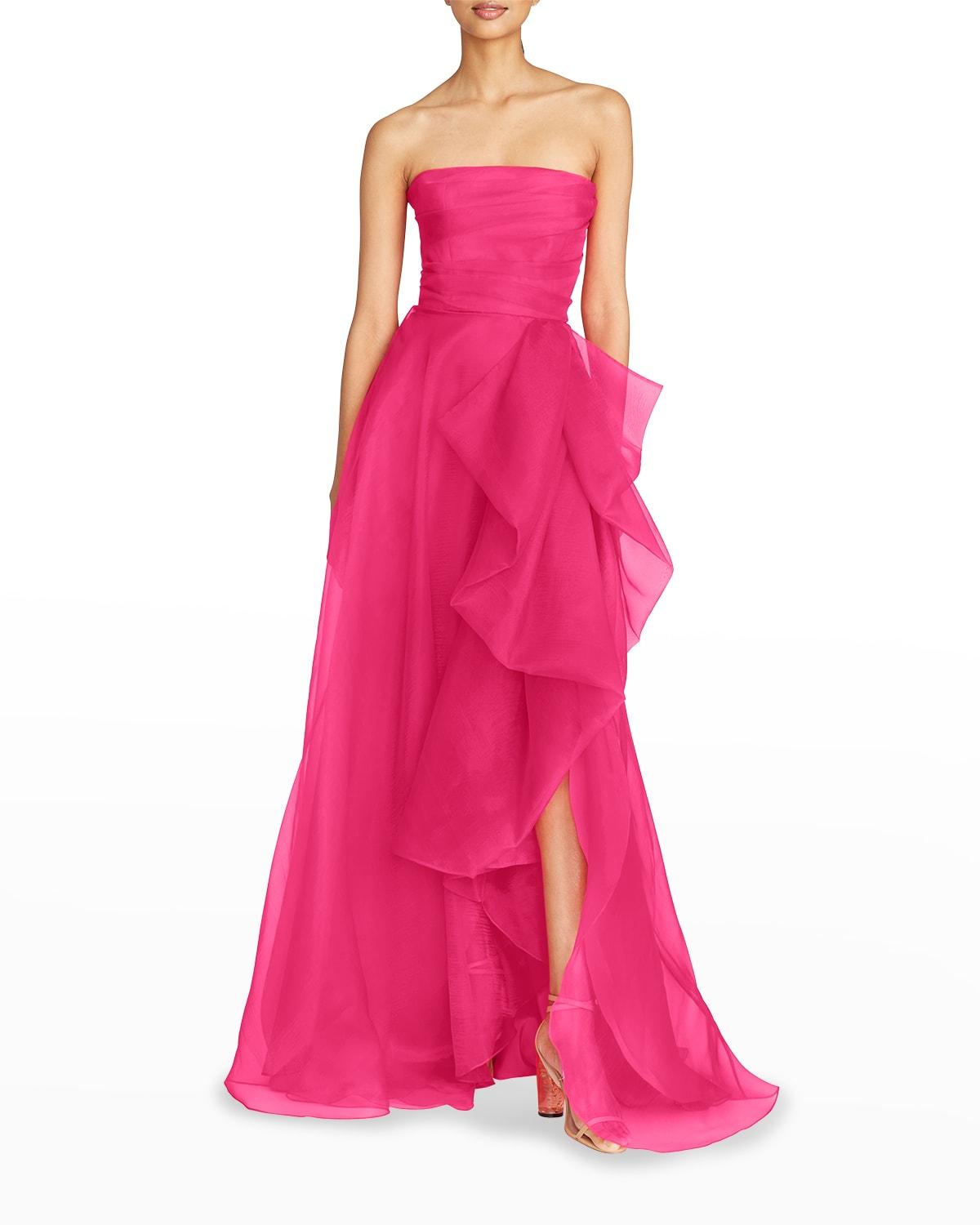 Womens Teresa Draped Tulle Gown Product Image