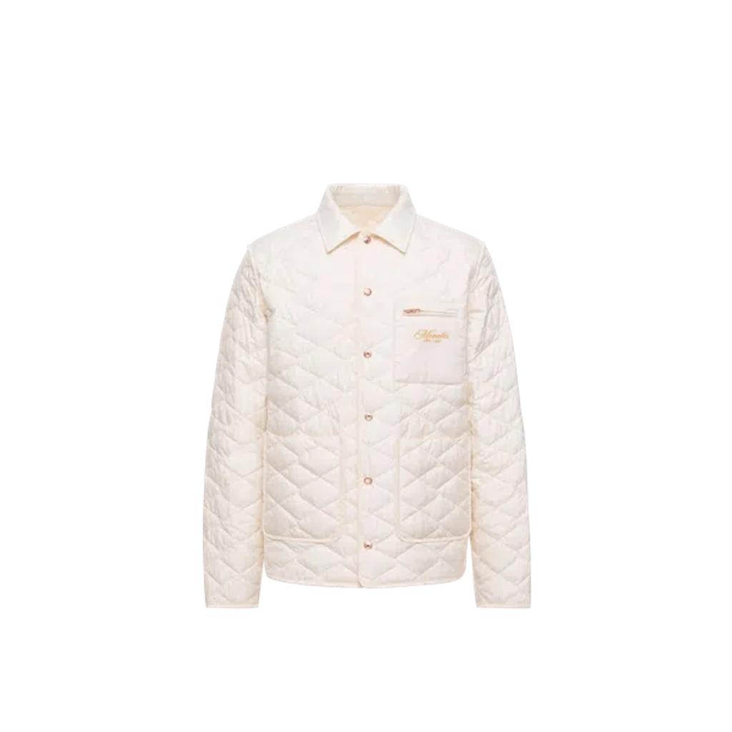 MONCLER Kastos Quilted Water Repellent Down Shirt Jacket In Neutral Product Image