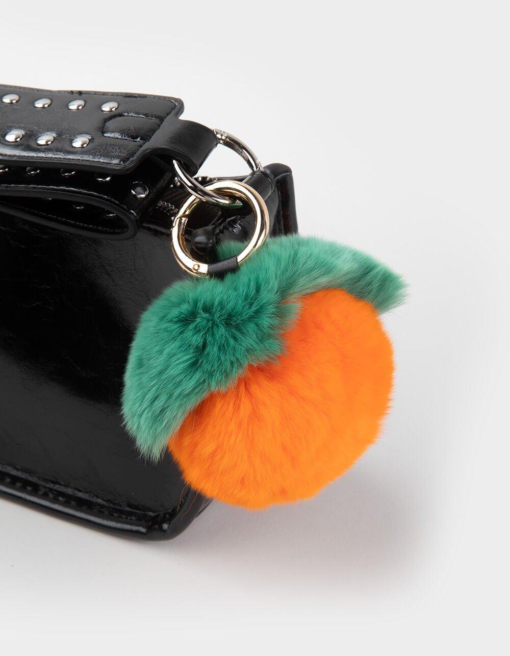 FULL TILT Fluffy Tangerine Bag Charm - MULTI Product Image