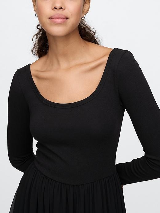 Mixed Media Maxi Dress Product Image