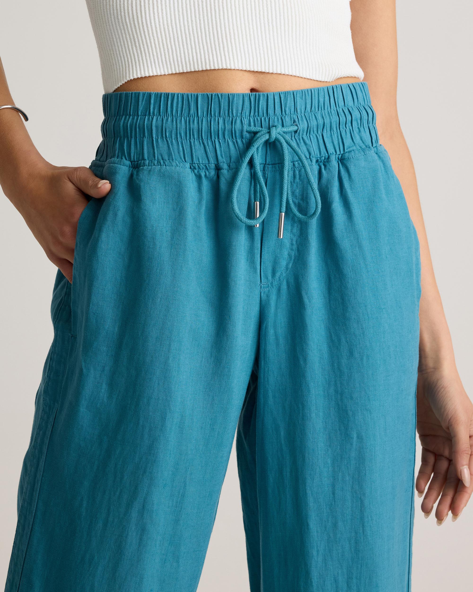 Quince | Women's 100% European Linen Wide Leg Pants Product Image