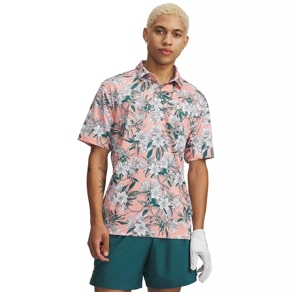 Men's Under Armour Matchplay Printed Polo,  Product Image