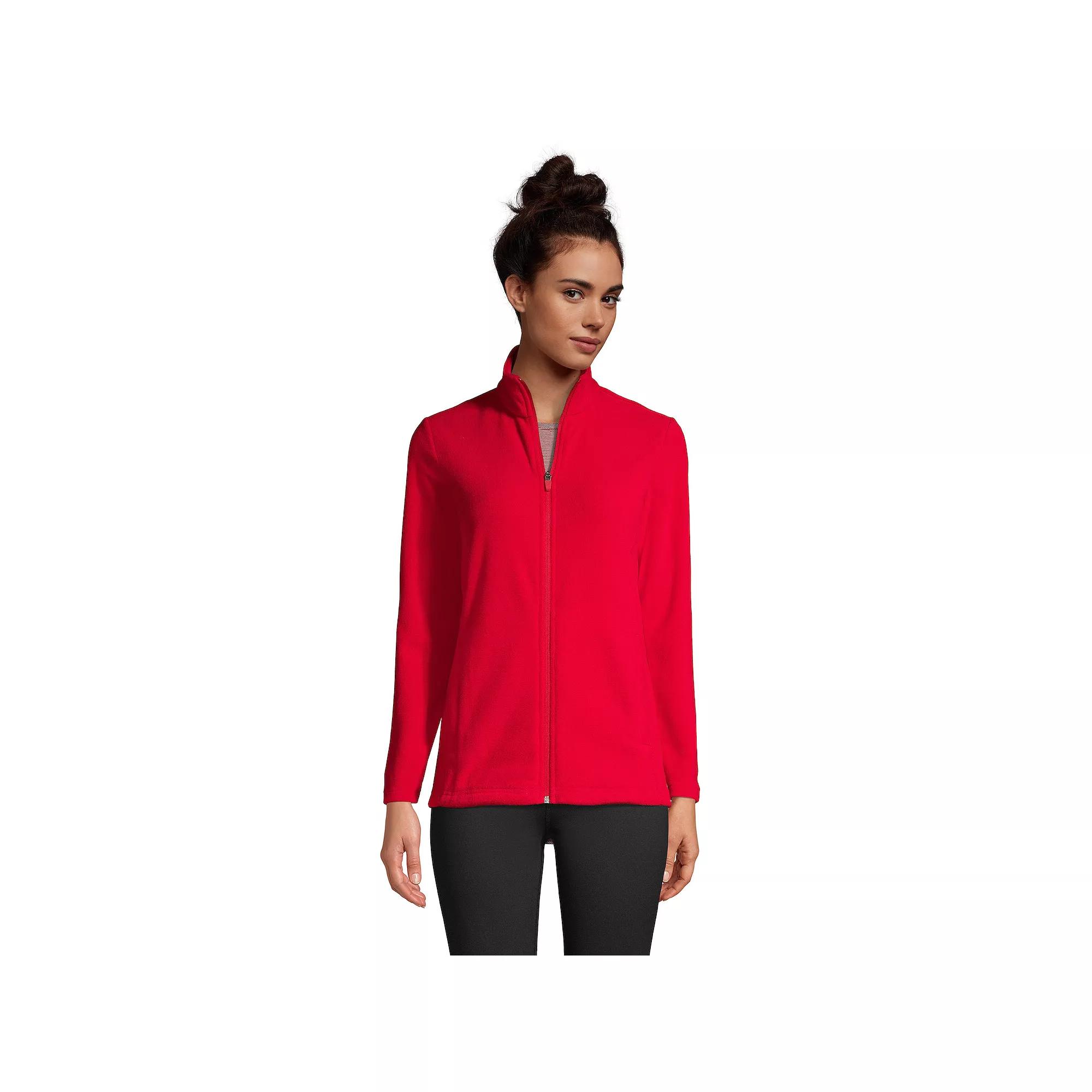 Women's Lands' End Full-Zip Fleece Jacket,  Product Image
