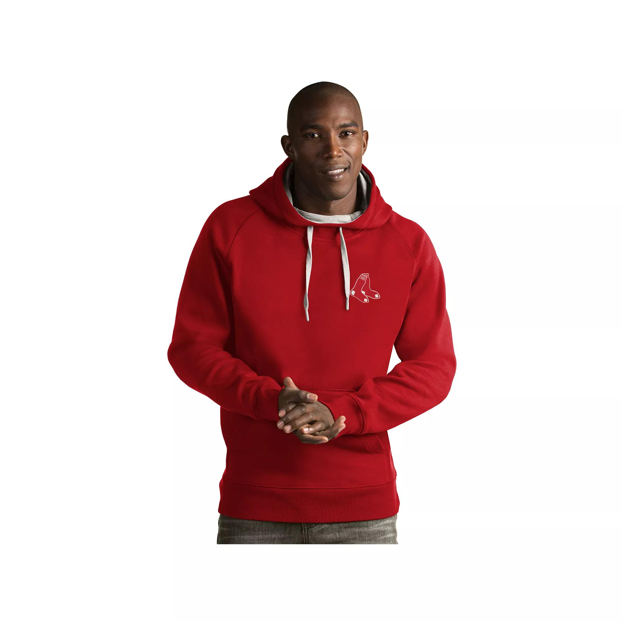 Men's Antigua Boston Red Sox Victory Pullover Hoodie,  Product Image