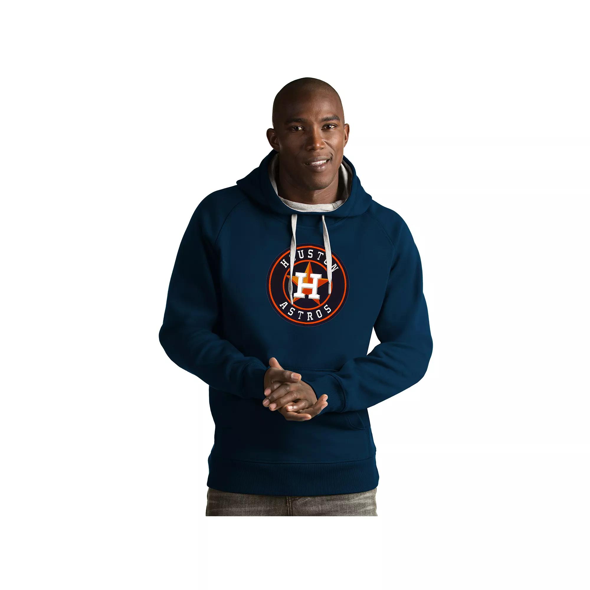 Men's Antigua Houston Astros Victory Logo Hoodie,  Product Image